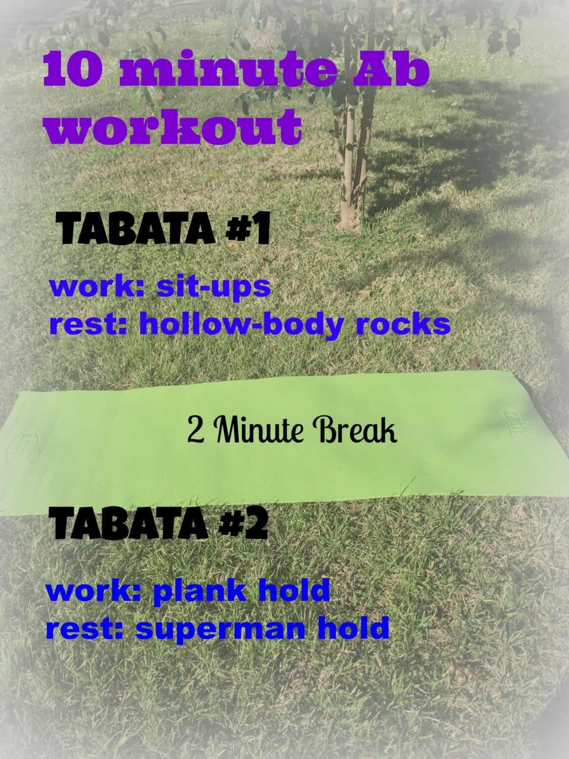 10 Minute Tabata Ab Workout - Eat the Gains