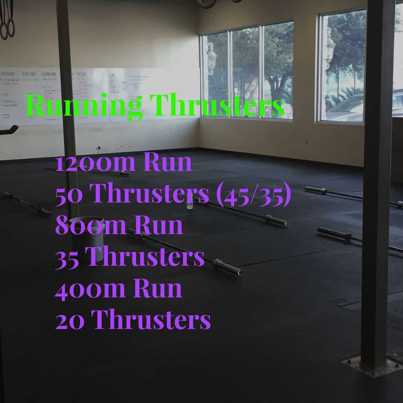 Running Thrusters - Eat the Gains