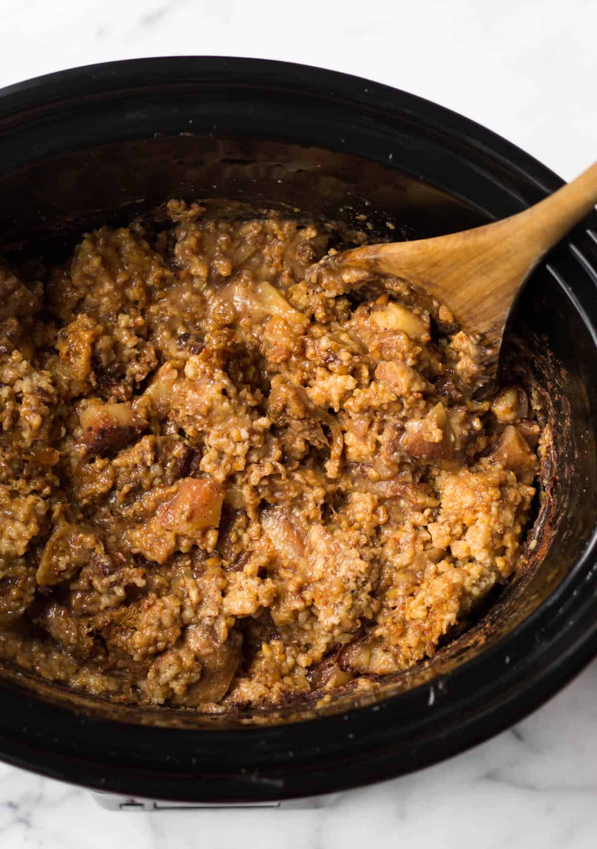 Apple and Cinnamon Steelcut Oats (Crockpot) / Weekly Recap - PB +