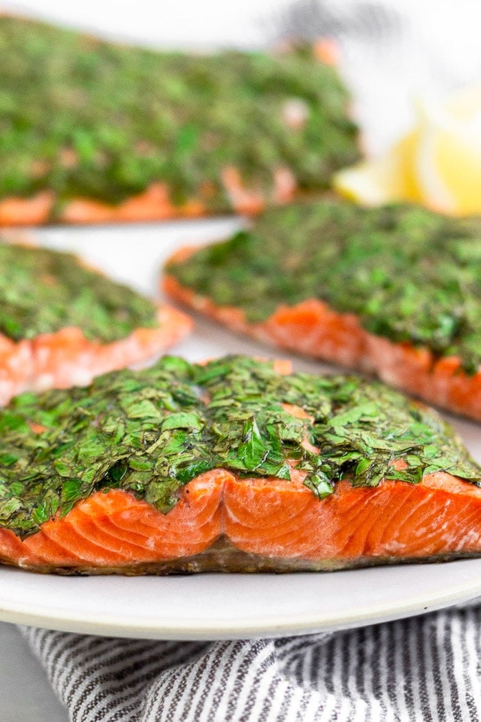 Lemon Herb Salmon: Whole30 Recipe 