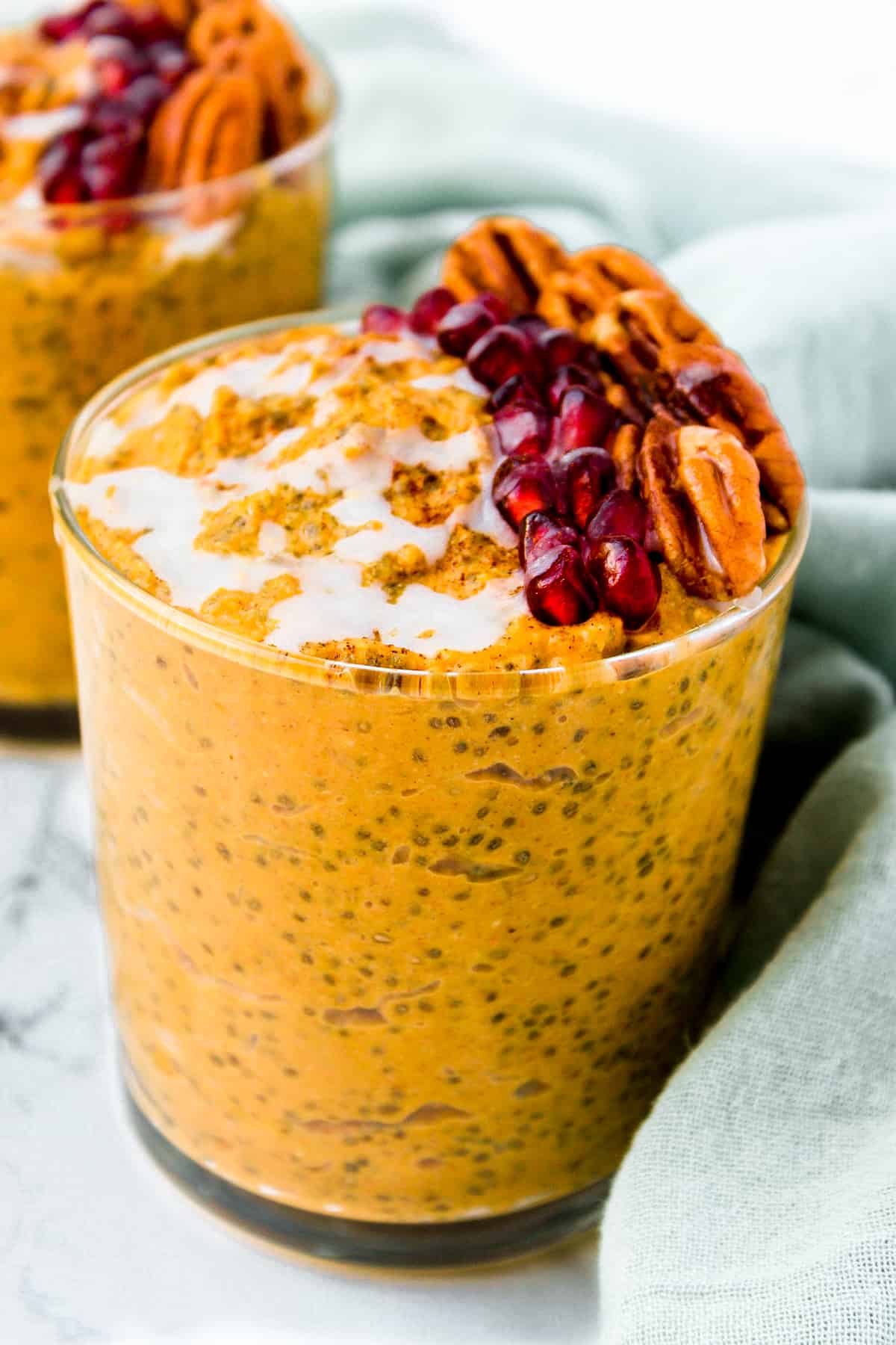 Healthy Whole30 Pumpkin Pie Chia Pudding Eat the Gains