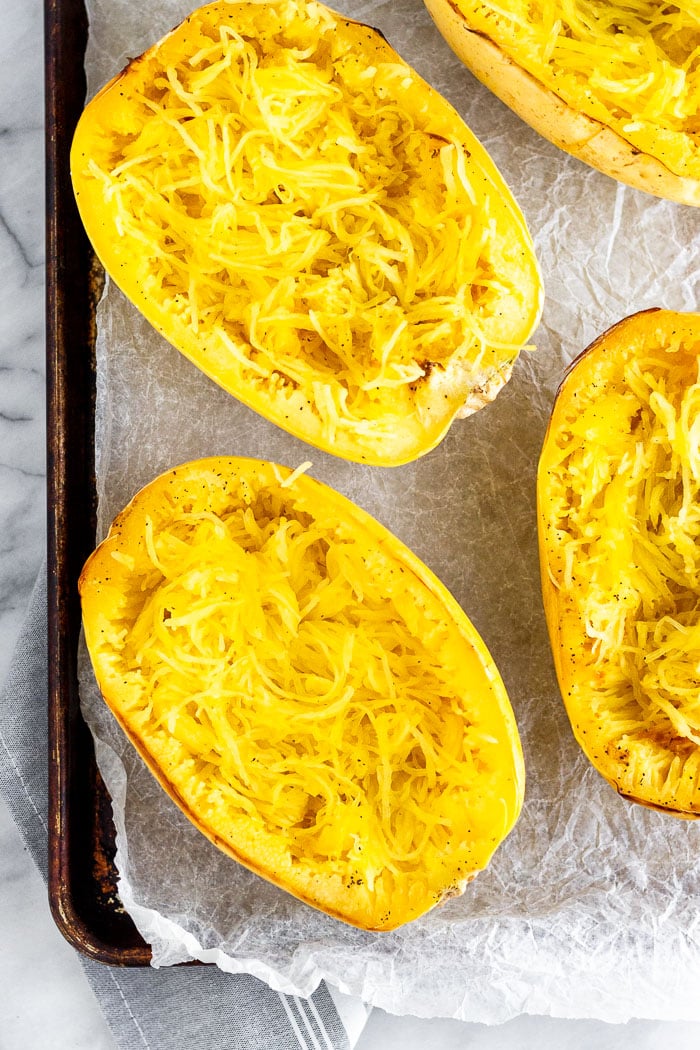 Taco Spaghetti Squash Boats (Paleo/Whole30) - Eat the Gains