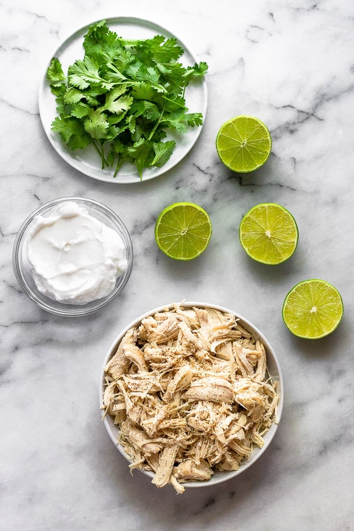 Cilantro Lime Chicken Salad (Paleo/Whole30) - Eat the Gains