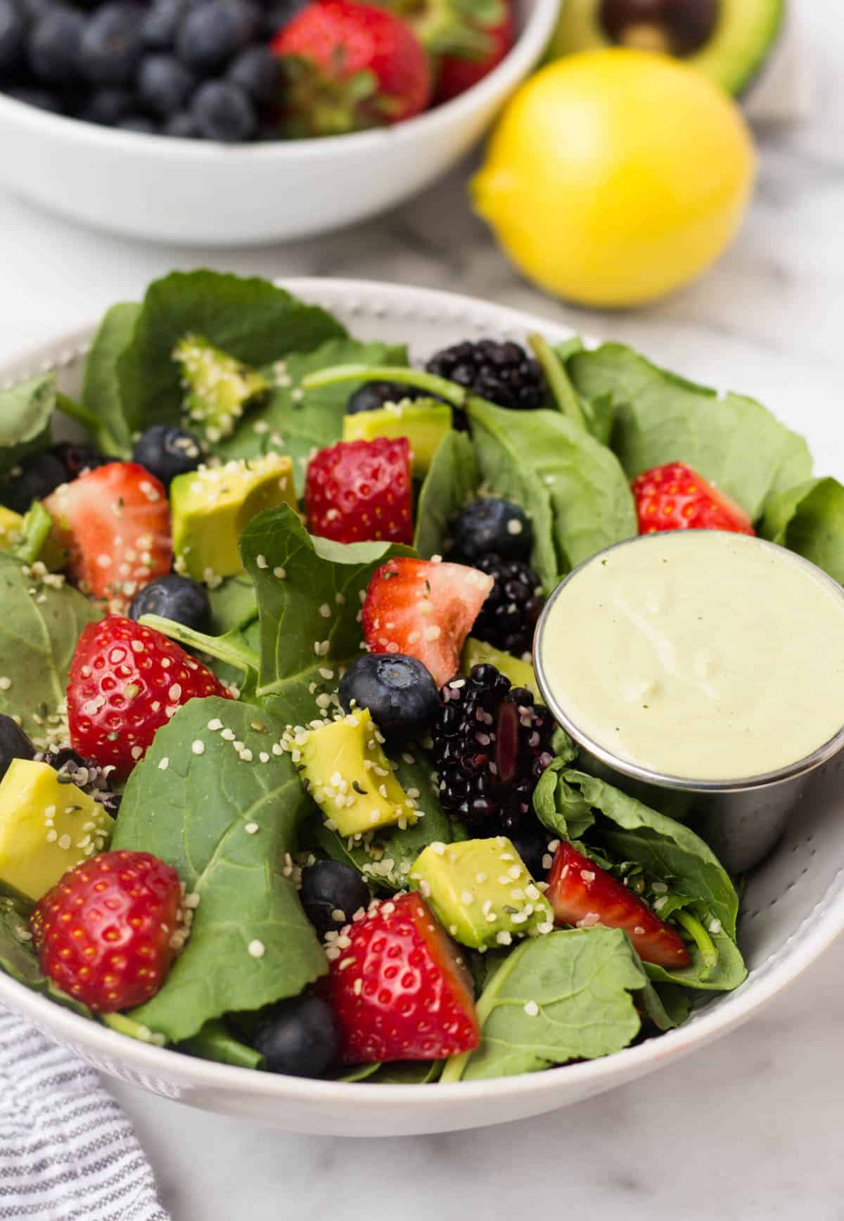 Paleo and Whole30 Strawberry Vinaigrette Dressing, Vegetarian