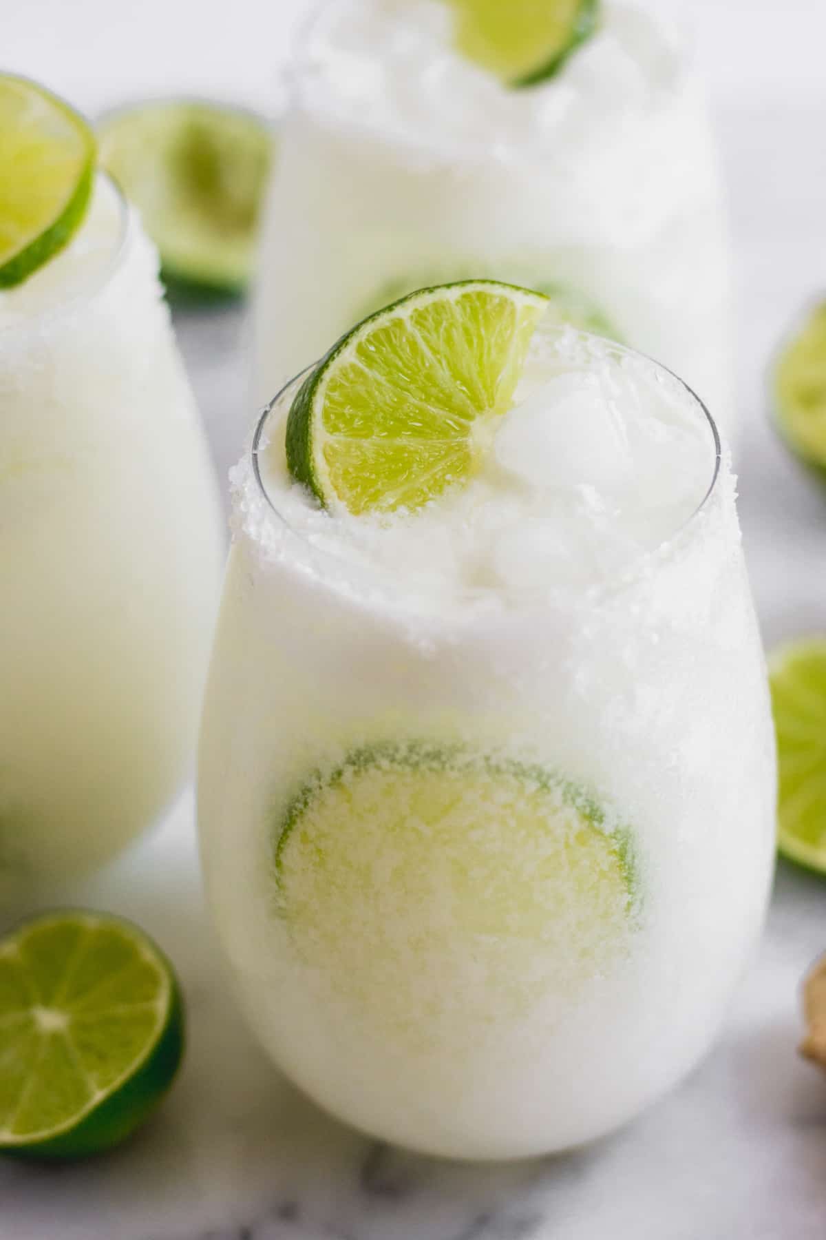 Paleo Coconut Ginger Lime Mocktail - Eat the Gains