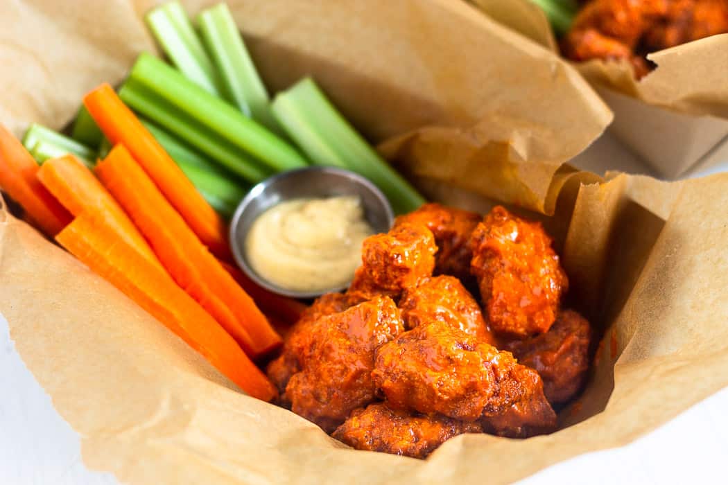 Air Fryer Boneless Buffalo Wings Eat The Gains