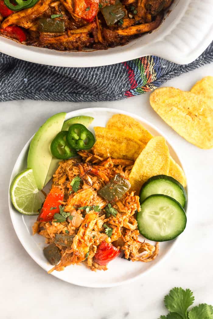 Spicy Chicken Enchilada Dip (Paleo/Whole30) - Eat the Gains