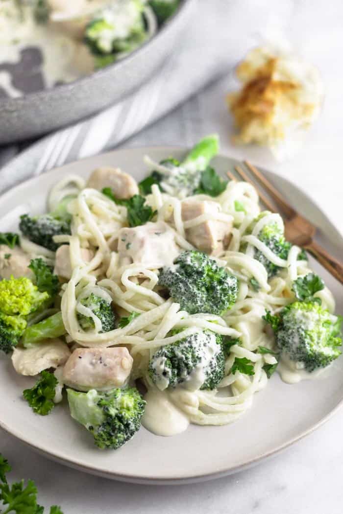 Whole30 Chicken And Broccoli Alfredo Paleo Eat The Gains