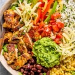 Meal Prep Paleo Chicken Burrito Bowls