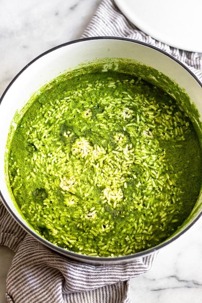 Arroz Verde (Mexican Green Rice Recipe) - Eat the Gains