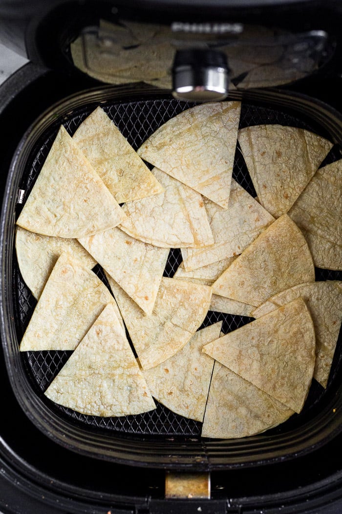 Air Fryer Tortilla Chips (3 ingredients!) Eat the Gains