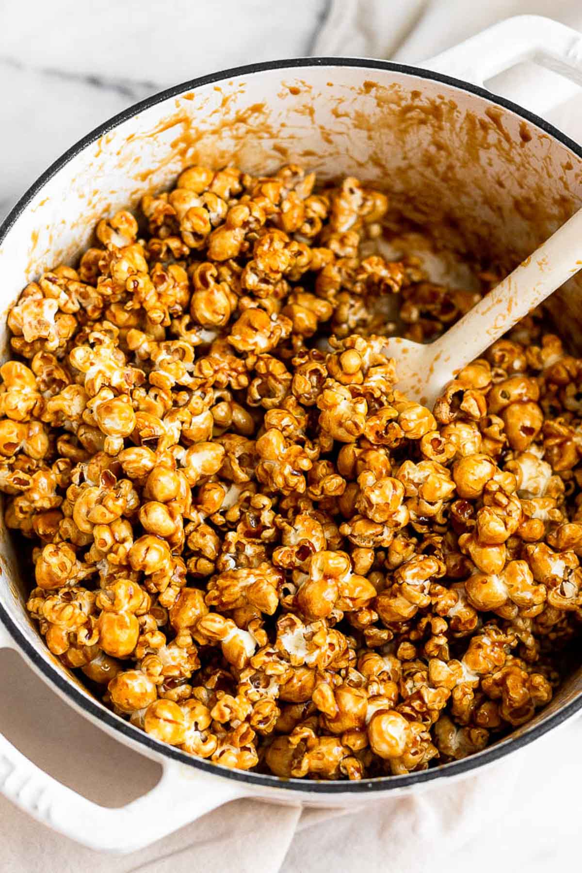 Homemade Caramel Popcorn Recipe (without Corn Syrup) Eat the Gains