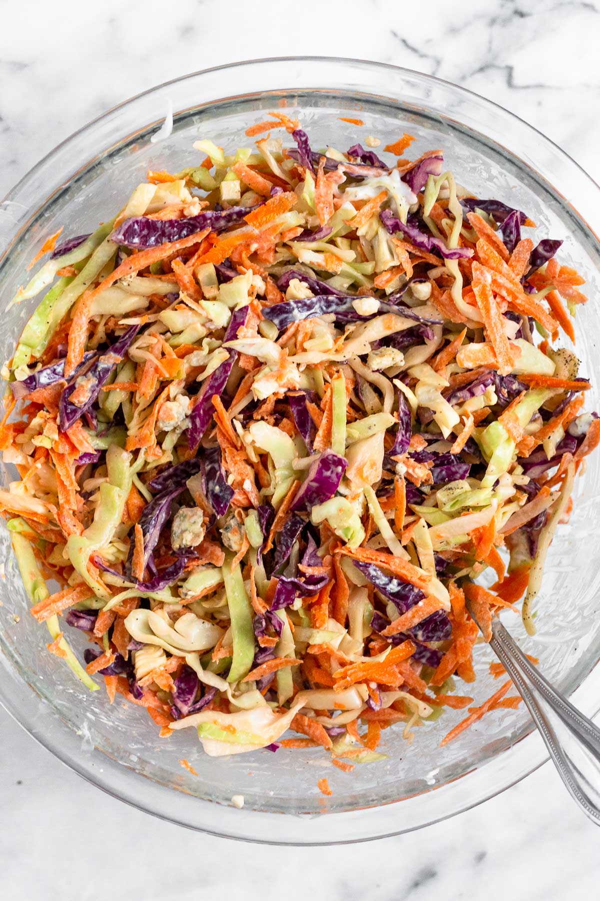 Healthy Blue Cheese Coleslaw (No Mayo) Eat the Gains