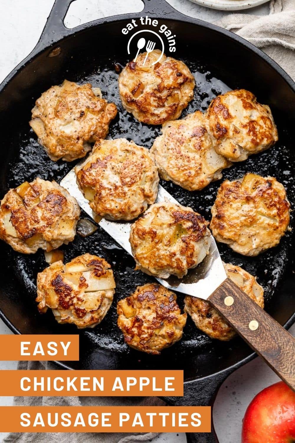 Easy Chicken Apple Sausage Patties Recipe Eat the Gains