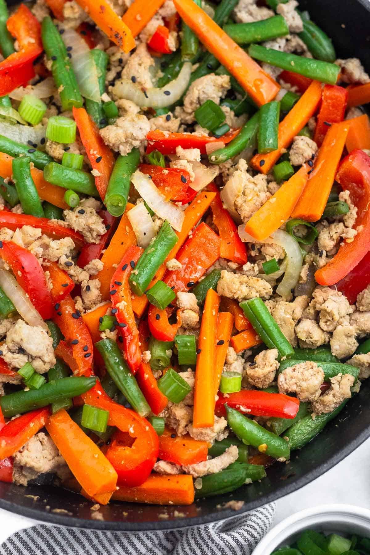 30Minute Ground Turkey Stir Fry Eat the Gains